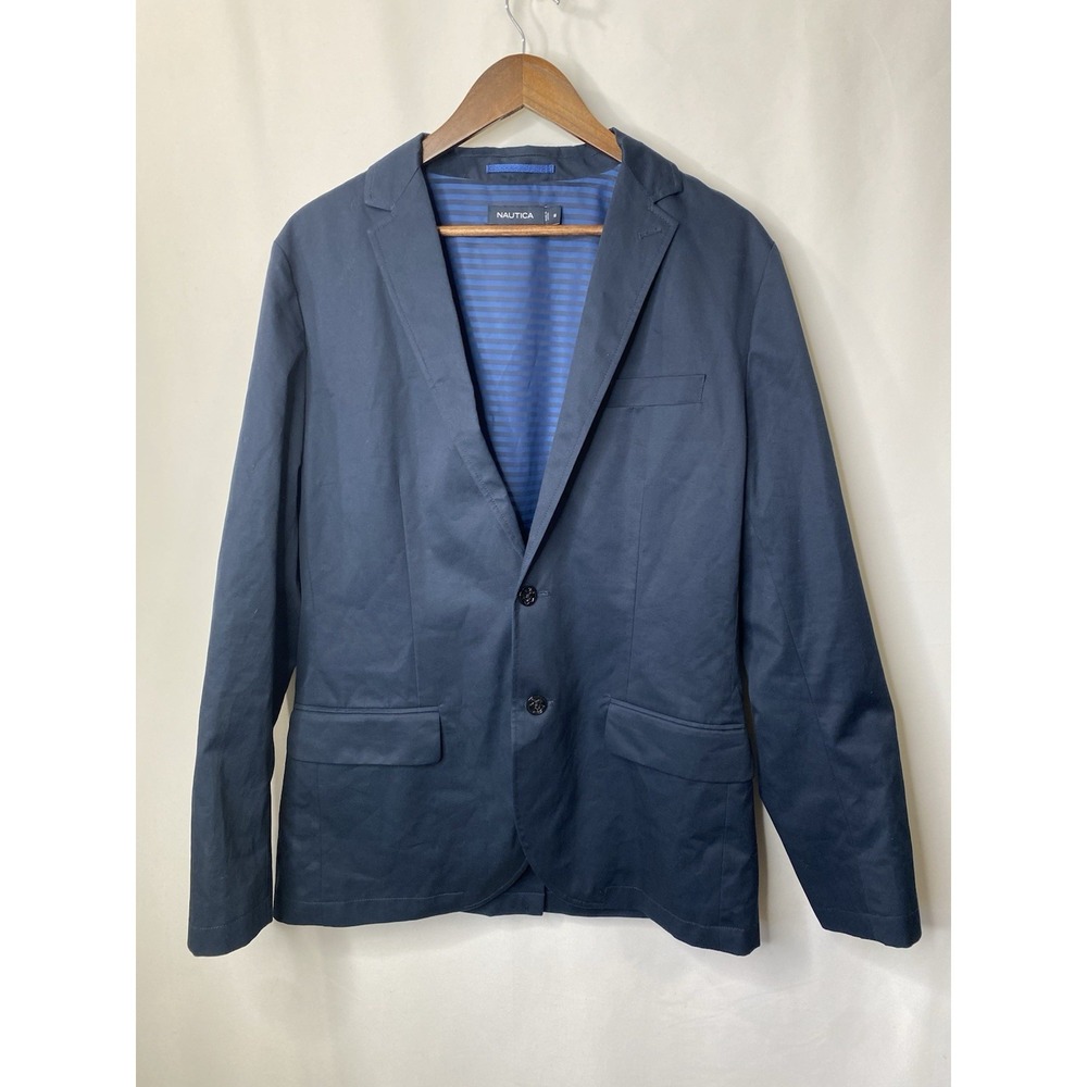 Nautica  Men's 2 Button Suit Jacket Size Medium Classic‎ Preppy Old Money Career